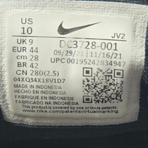 Nike Revolution 6 Men's Gym Fitness Sport Running Black Trainers Shoes US10 READ - Picture 9 of 9